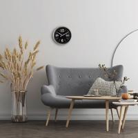 NeXtime NE-3290ZI Landelijke Wandklok - 39cm - Stille Klok - Wit/ ZIlver - "Classic" - thumbnail