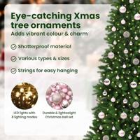 VidaXL Kerstboom met 300 led met standaard groen 240 cm pe - thumbnail