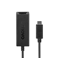 Lenovo USB-C, Netwerk Adapter [1x USB-C stekker - 1x RJ45-bus] 4X90S91831 - thumbnail
