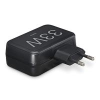 Hama USB-oplader 33.00 W 4x USB-A USB PD 3.0, Quick Charge 3.0, QC 4+ Zwart Binnen - thumbnail