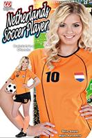 Voetbal meisje Nederland kostuum - thumbnail