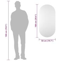 VidaXL Spiegel 100x50 cm glas - thumbnail