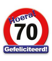 Huldeschild Hoera 70 Jaar - thumbnail