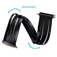 Lian Li PW-PCI-4-60W Riser Cable, PCIe 4.0, Black - 60 cm - thumbnail