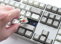 Ducky Origin Vintage toetsenbord Universeel USB QWERTY Engels Grijs - thumbnail