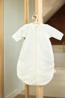 Jollein slaapzak met afritsbare mouw Rond Rib Ivory-70 cm - thumbnail