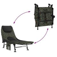 Visbed met verstelbare modderpoten inklapbaar camouflage - thumbnail