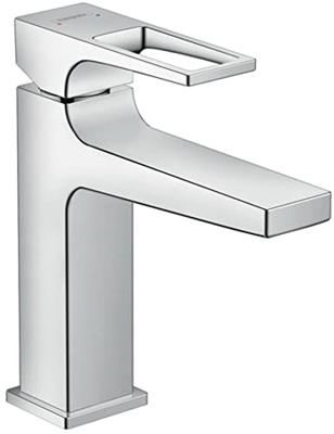 Hansgrohe Metropol 110 EcoSmart wastafelmengkraan met beugelgreep en push-open plug chroom
