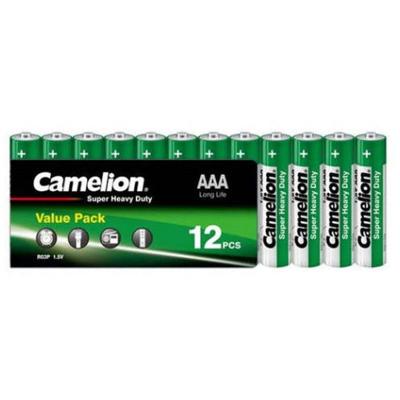 Camelion aaa zink-carbon batterijen per 12