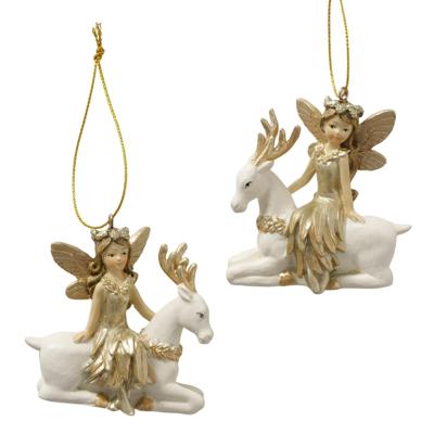 Boltze Home kersthanger engel 7x2,5x7cm
