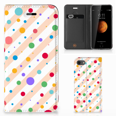 iPhone 7 | 8 | SE (2020) | SE (2022) | Hoesje met Magneet | Dots iPhone 7 | 8 | SE (2020) | SE (2022) | Hoesje met Magneet | Dots