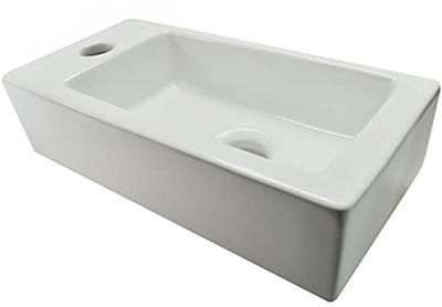 Wiesbaden Fontein Mini-Rhea Kraan Links 36x18x9 cm Glans Wit Wiesbaden Fontein Mini-Rhea Kraan Links 36x18x9 cm Glans Wit