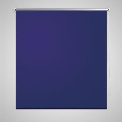 VidaXL Rolgordijn verduisterend 124,4 x 175 cm stofbreedte 120 cm marine