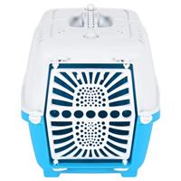 VidaXL Reismand 48x31,5x33 cm polypropeen wit en blauw - thumbnail