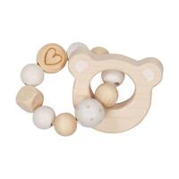 Goki houten grijppring beer - thumbnail