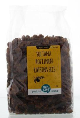 TerraSana RAW rozijnen sultana bio 1 Kilogram