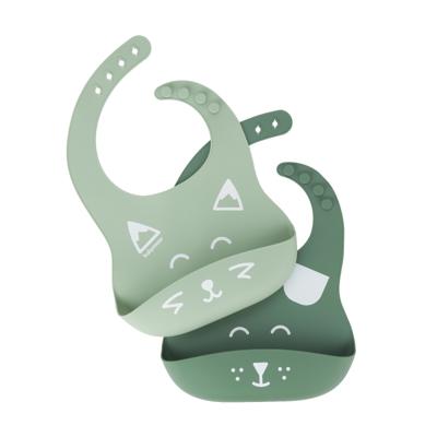 Slabbetjesset Babymoov A007608 Groen Siliconen (2 Stuks)