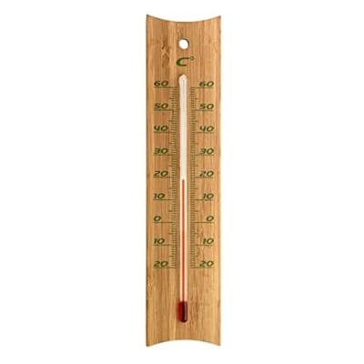 Buitenthermometer bamboe 20 cm
