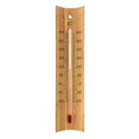 Buitenthermometer bamboe 20 cm - thumbnail