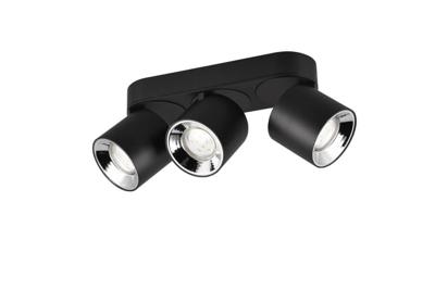 Trio PlafondlampGuayana 3-lichts zwart - 651000332