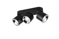 Trio PlafondlampGuayana 3-lichts zwart - 651000332 - thumbnail