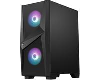 Micro Star International Computer MAG FORGE 100R Midi-tower PC-behuizing Zwart, Transparant - thumbnail