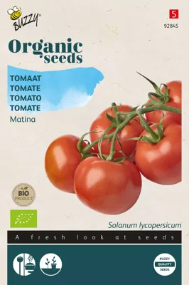 Zaden Organic Tomaten Matina (BIO) Buzzy - Buzzy Zaden Organic Tomaten Matina (BIO) Buzzy - Buzzy