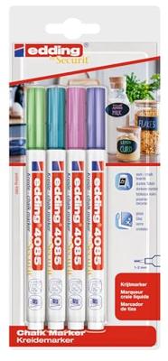 Krijtstift edding 4085 rond 1-2mm metallic assorti