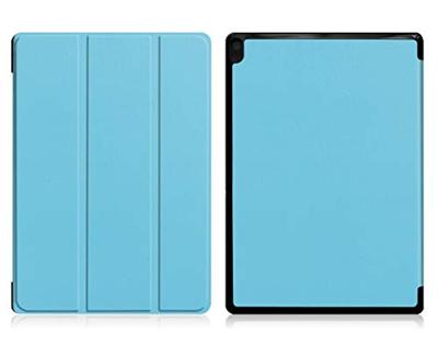 3-Vouw sleepcover hoes - Lenovo Tab E10 - Lichtblauw - thumbnail