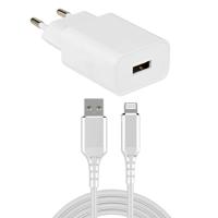 USB A oplader + lightning kabel - thumbnail