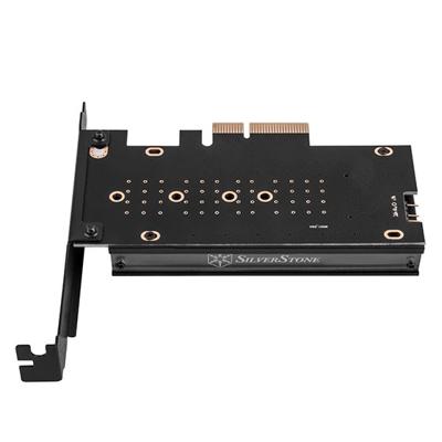 Silverstone SST-ECM24-ARGB interfacekaart/-adapter Intern M.2