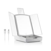 3-in-1 Opvouwbare Ledspiegel met Make-up organizer Panomir InnovaGoods - thumbnail
