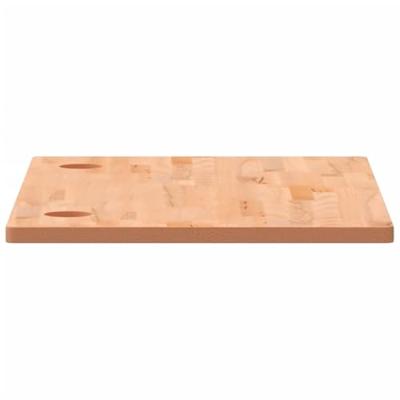 Bureaublad 110x60x2,5 cm massief beukenhout - thumbnail