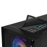 ATX Semi-toren BehuizingNox-Xtreme HUMMER PLASMA Zwart - thumbnail