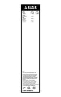 Bosch ruitenwissers Aerotwin A543S - Lengte: 650/425 mm - set wisserbladen voorzijde A543S - thumbnail