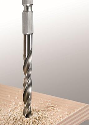 Alpen 603002100 Hout-spiraalboorset 4-delig 3 mm, 4 mm, 5 mm, 6 mm 1/4 (6.3 mm) 1 set(s)