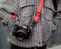 GGS Foto MS-1R Mirrorless Strap rood - thumbnail