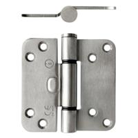 Intersteel Glijlagerscharnier 89 x 89 x 3 mm DIN rechts/links rvs geborsteld - thumbnail