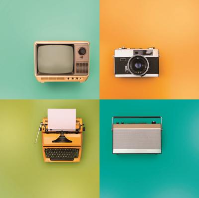 Clementoni legpuzzel Frame Me Up - Vintage Electronics 250 stukjes