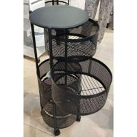 Bijzettafel Home ESPRIT Zwart - thumbnail