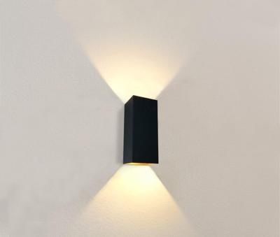 Artdelight Wandlamp Dante XL 2 lichts 24 x 10 cm zwart goud