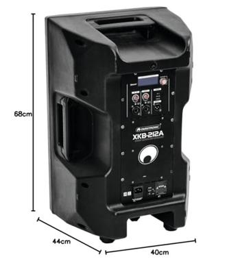 Omnitronic XKB-212A Actieve PA-speaker 30 cm 12 inch 300 W 1 stuk(s) Omnitronic XKB-212A Actieve PA-speaker 30 cm 12 inch 300 W 1 stuk(s)