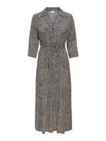 JDY jurk JDYSTAAR met all over print zwart/zand - thumbnail