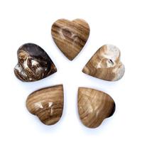 Edelstenen Hart Bruine Aragoniet - 45 mm - thumbnail