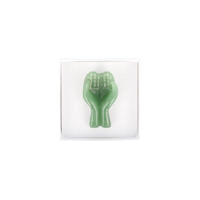 Edelstenen Sculptuur Handen Aventurijn Groen