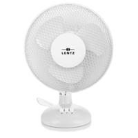Lentz Tafelventilator 23 cm Wit - thumbnail