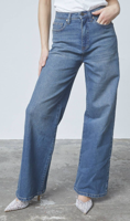Sisters Point Jeans OWI-W.JE16 Vintage blue - thumbnail