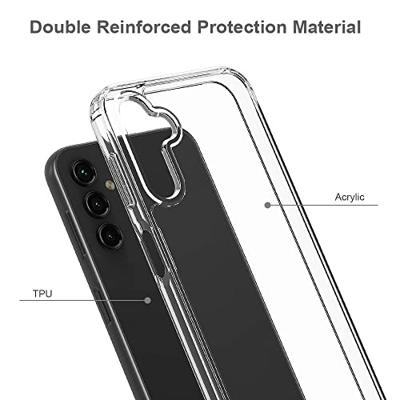 Lunso - Samsung Galaxy A14 5G - TPU Backcover hoes - Transparant Lunso - Samsung Galaxy A14 5G - TPU Backcover hoes - Transparant