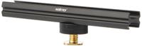 Walimex Blitz-rail verlengrail 15 cm - dubbelzijdige flitsschoenhouder - statief montage voor 1/4 inch schroefdraad - voor Magic Arm, videolamp, microfoons - thumbnail