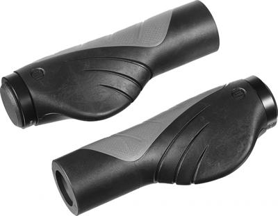 Ergotec Grip aero 2 set handvatten 2x132mm zwart/grijs